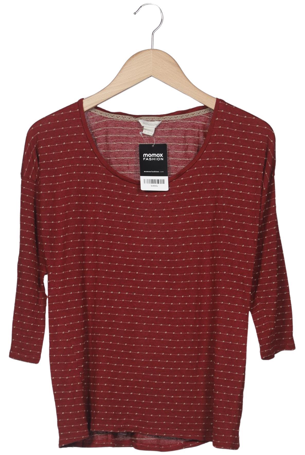 

Monsoon Damen Langarmshirt, rot, Gr. 36