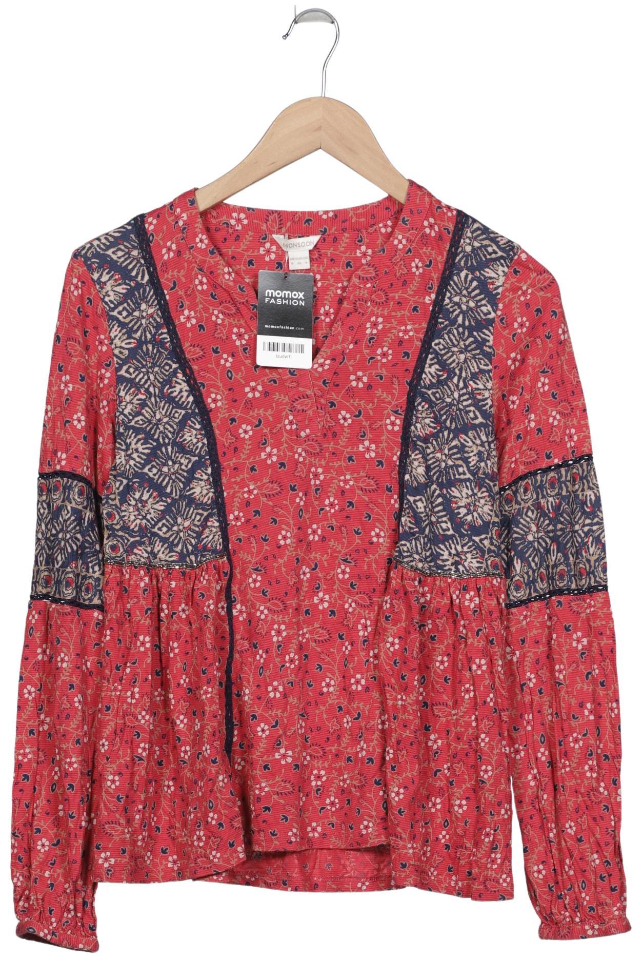 

Monsoon Damen Langarmshirt, rot, Gr. 36