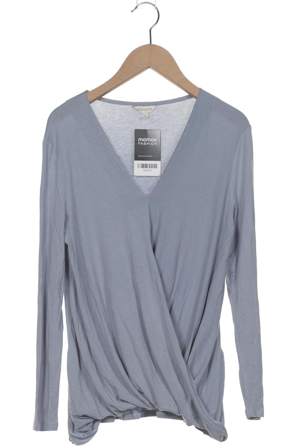 

Monsoon Damen Langarmshirt, blau, Gr. 36