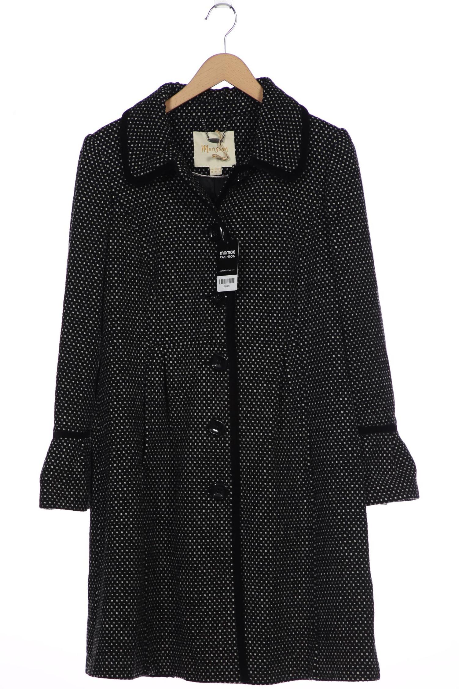

Monsoon Damen Mantel, schwarz, Gr. 46