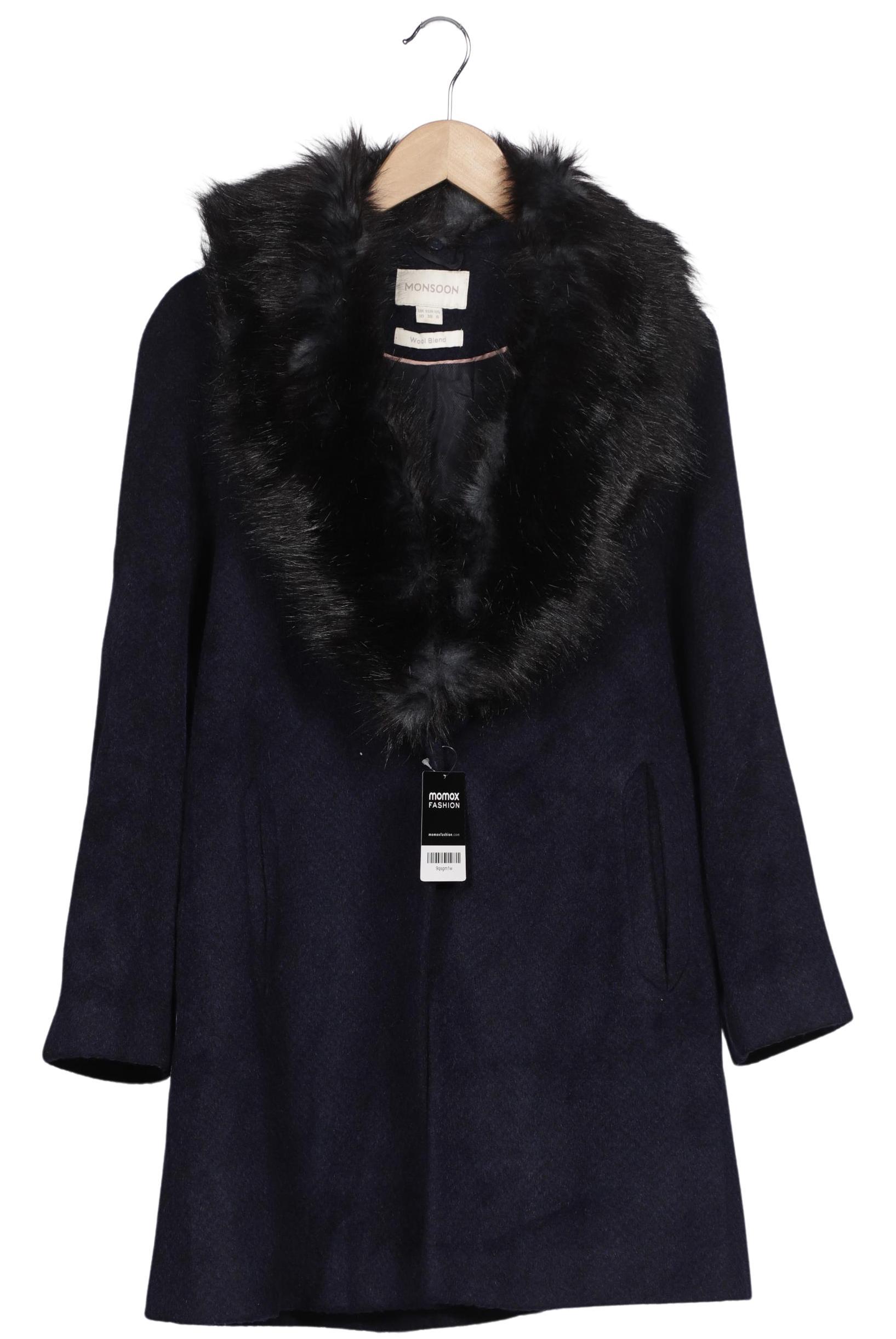 

Monsoon Damen Mantel, marineblau, Gr. 38
