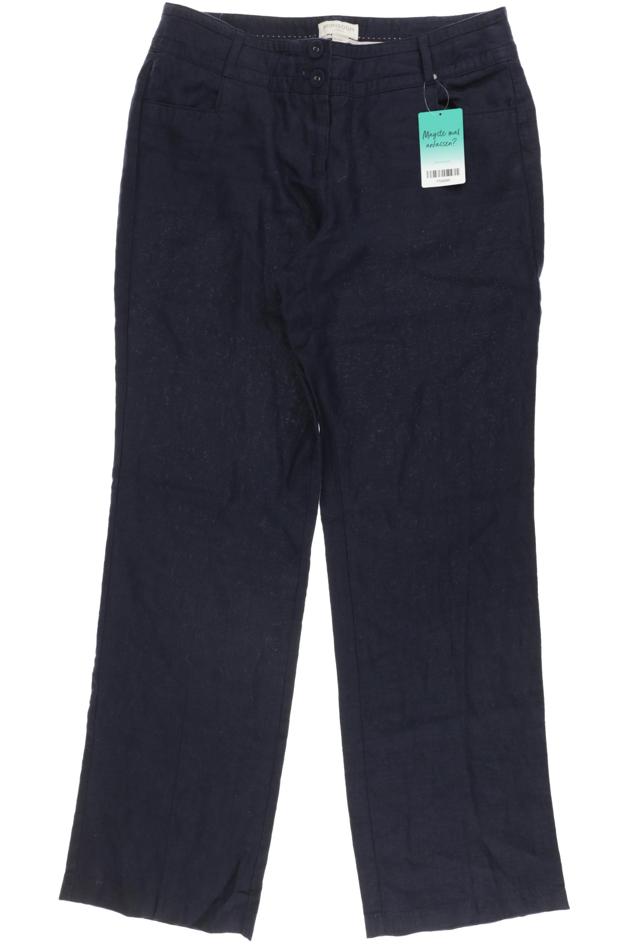 

Monsoon Damen Stoffhose, blau, Gr. 40