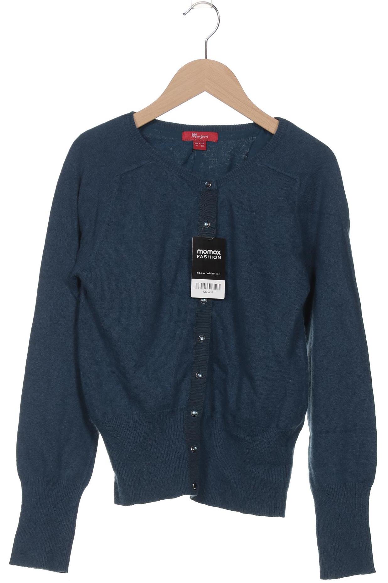 

Monsoon Damen Strickjacke, türkis, Gr. 38