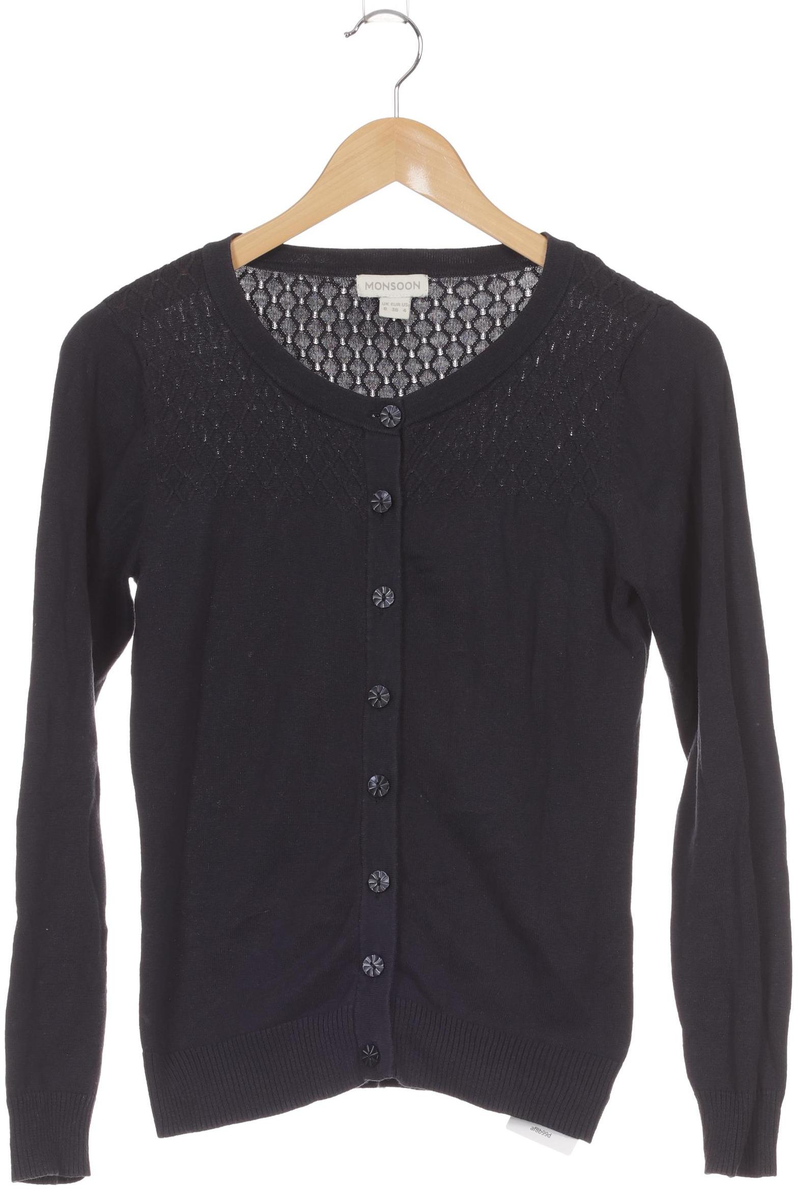 

Monsoon Damen Strickjacke, blau, Gr. 36