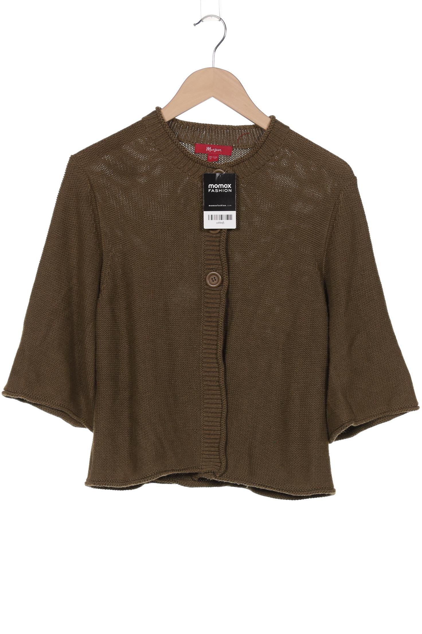

Monsoon Damen Strickjacke, grün, Gr. 46