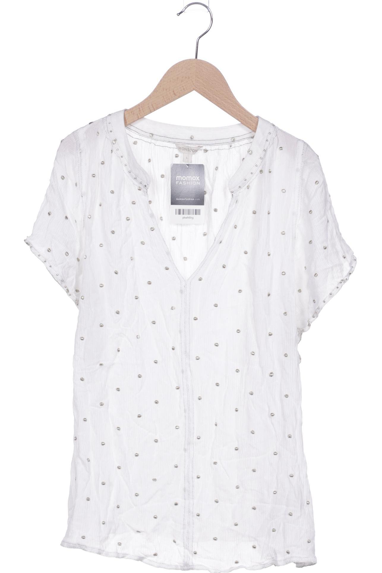 

Monsoon Damen T-Shirt, weiß