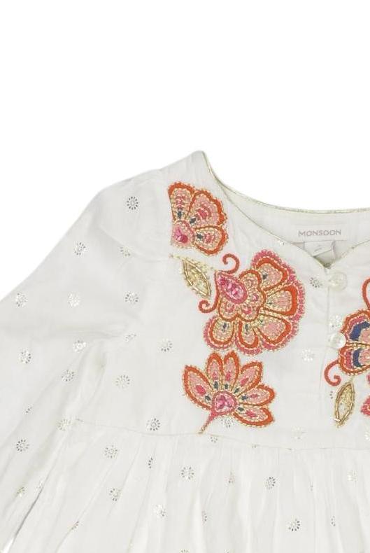 Thumbnail - Monsoon Mädchen Kleid, weiß, Gr. 104