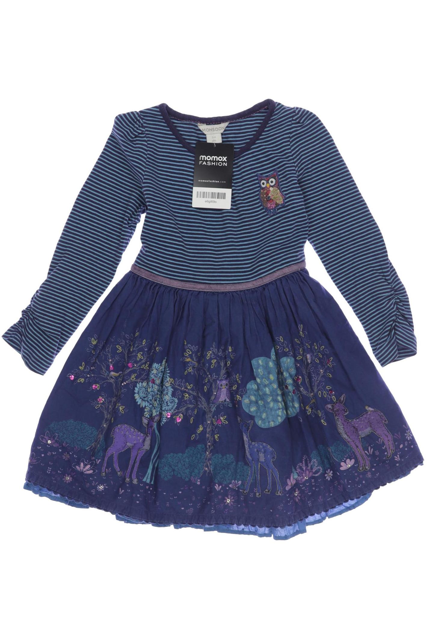 

Monsoon Mädchen Kleid, marineblau