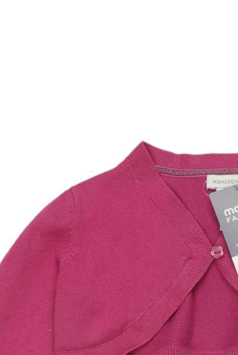 Thumbnail - Monsoon Mädchen Strickjacke, pink, Gr. 92