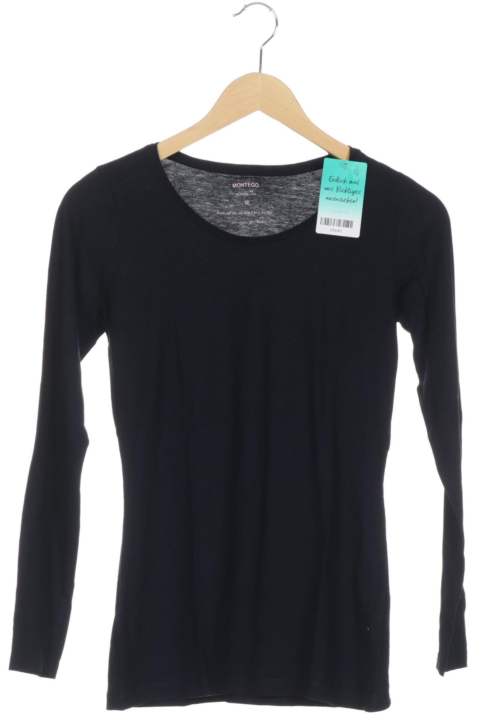 

Montego Damen Langarmshirt, blau, Gr.