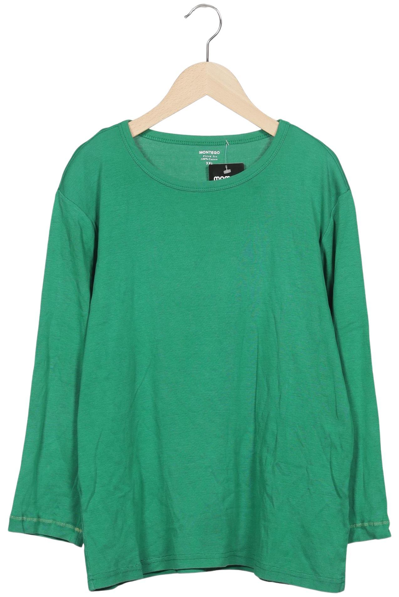 

Montego Damen Langarmshirt, grün, Gr. 48