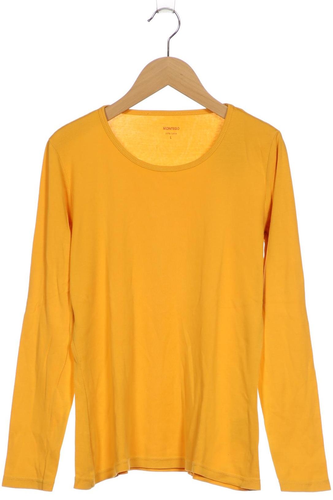 Thumbnail - Montego Damen Langarmshirt, orange, Gr. 42
