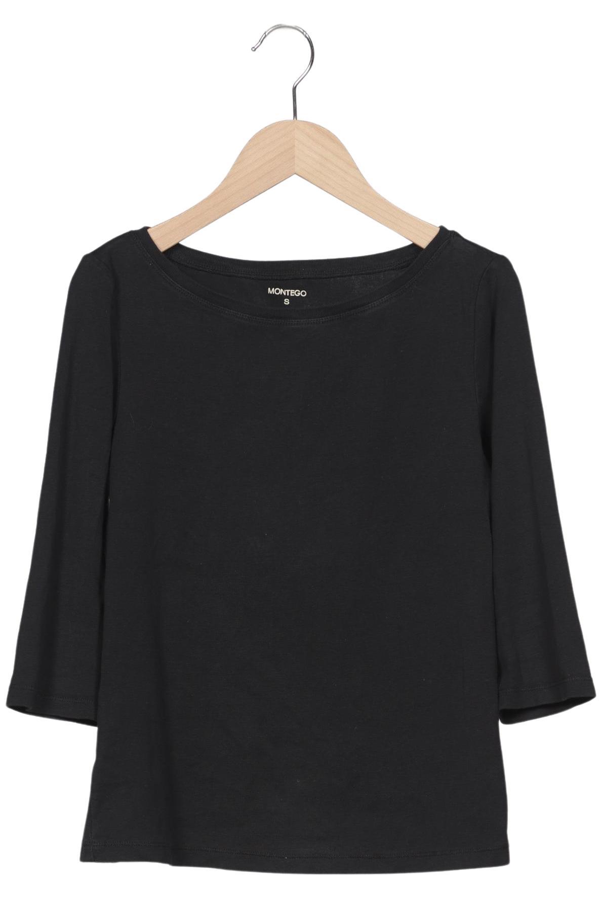 

Montego Damen Langarmshirt, schwarz, Gr. 36