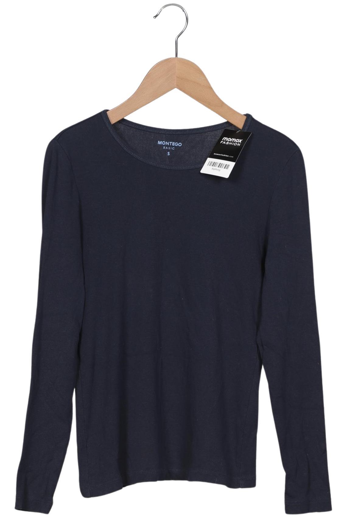 

Montego Damen Langarmshirt, marineblau, Gr. 36