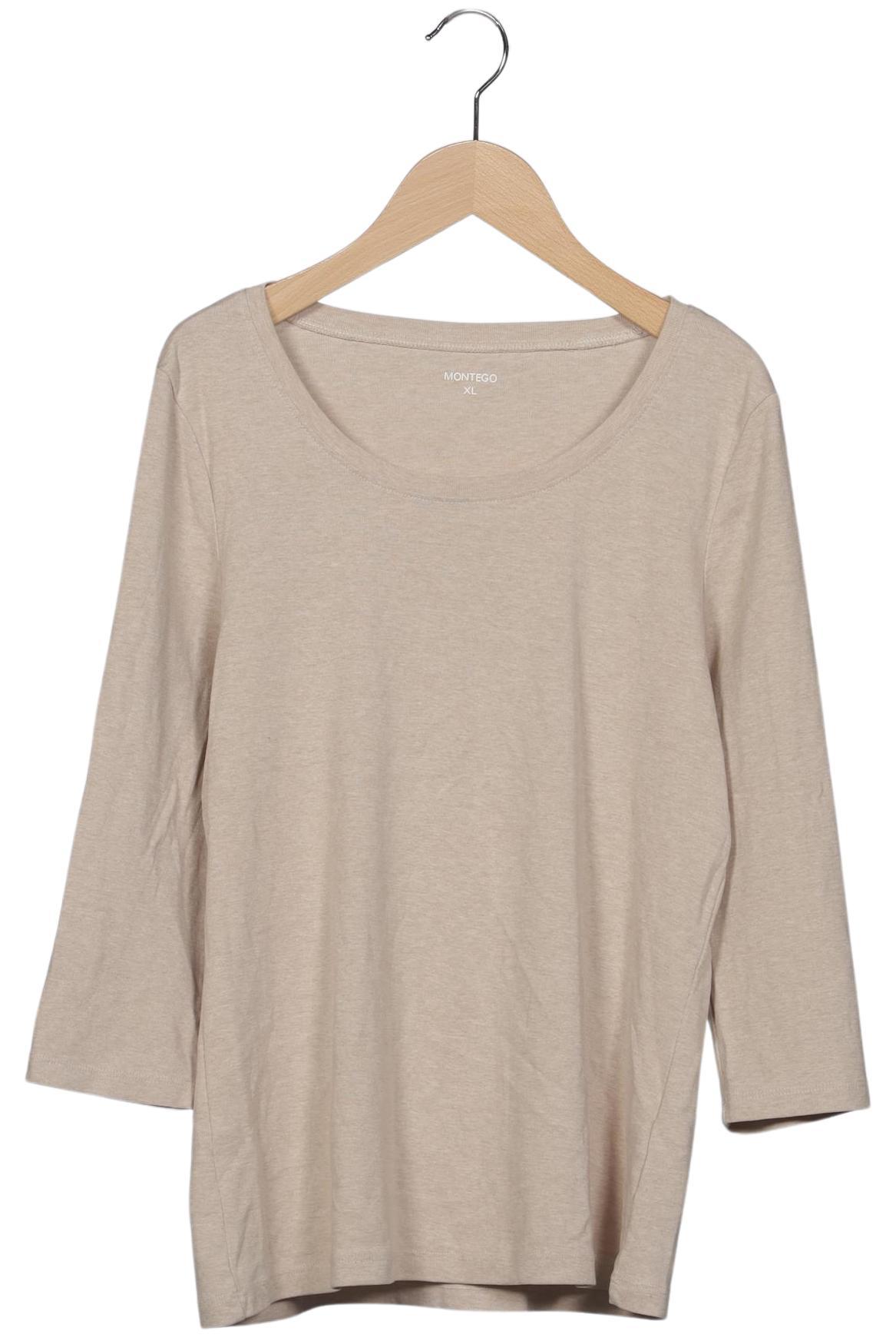 

Montego Damen Langarmshirt, beige, Gr. 44