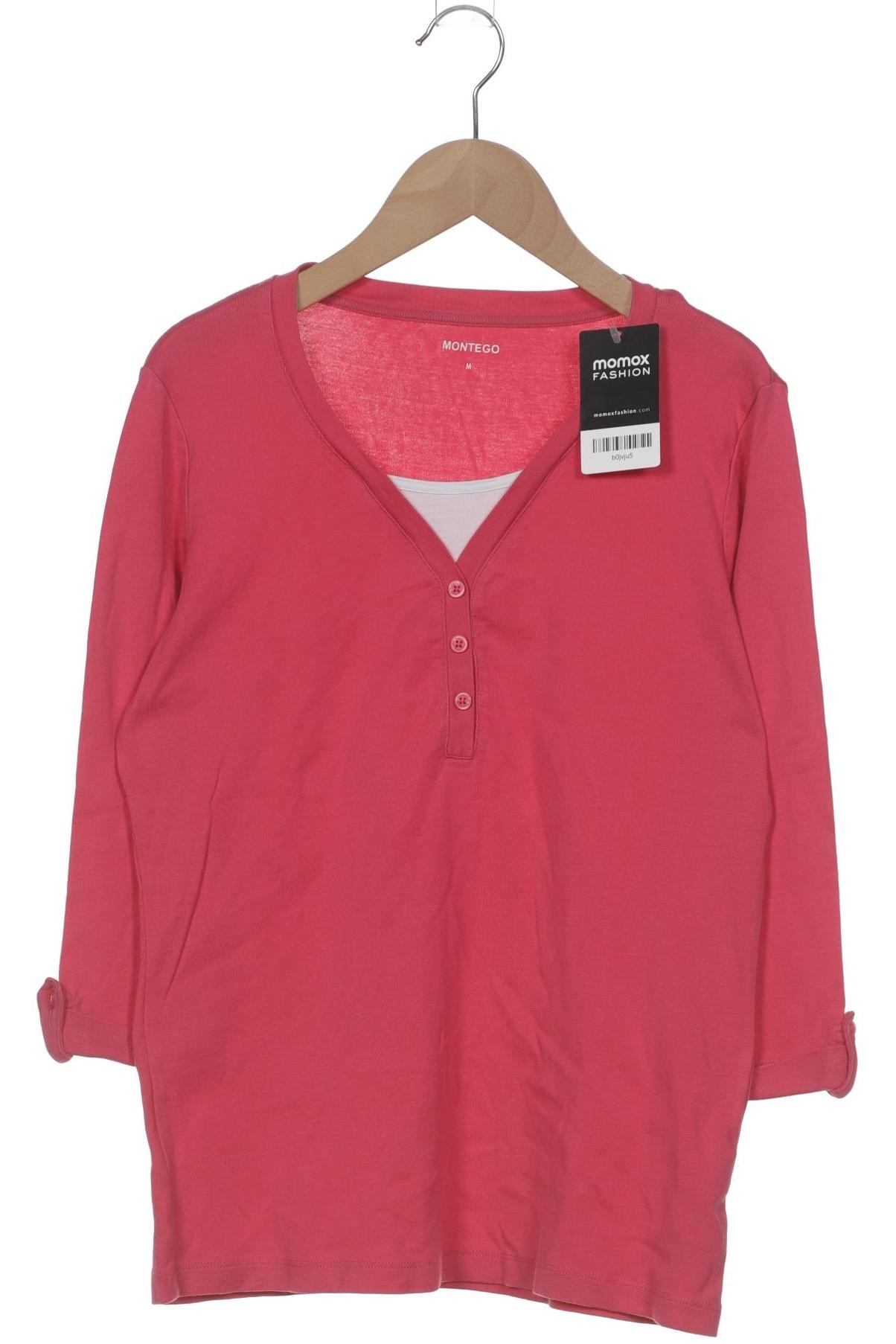

Montego Damen Langarmshirt, pink, Gr. 38