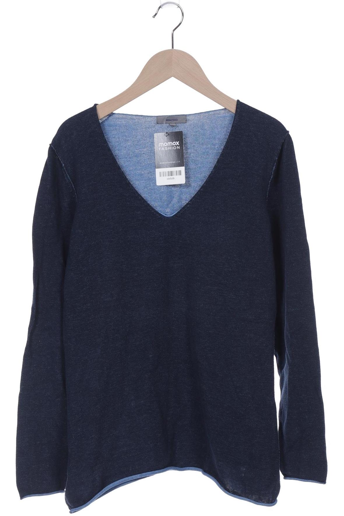 

Montego Damen Langarmshirt, marineblau, Gr. 38