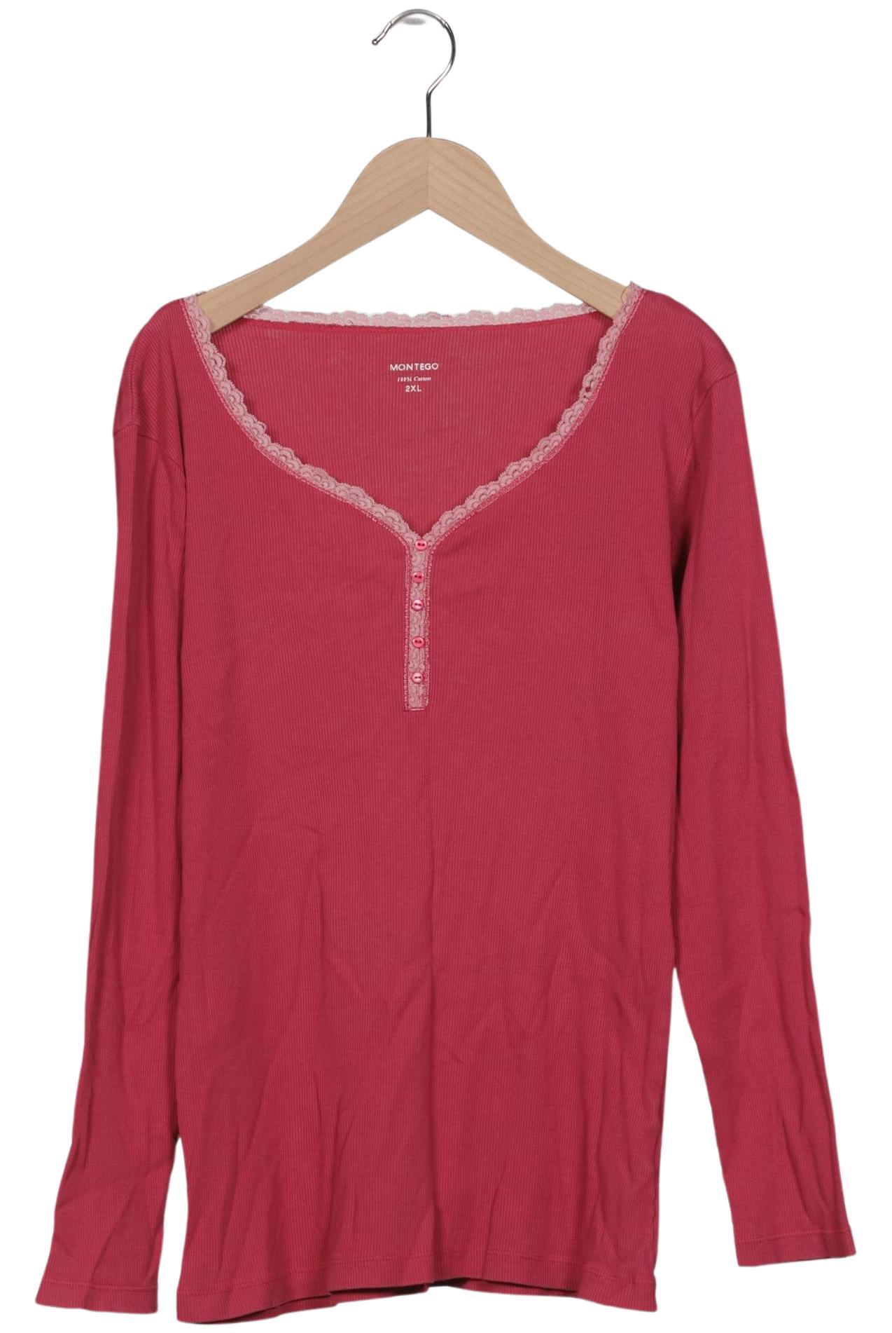 

Montego Damen Langarmshirt, pink, Gr. 46
