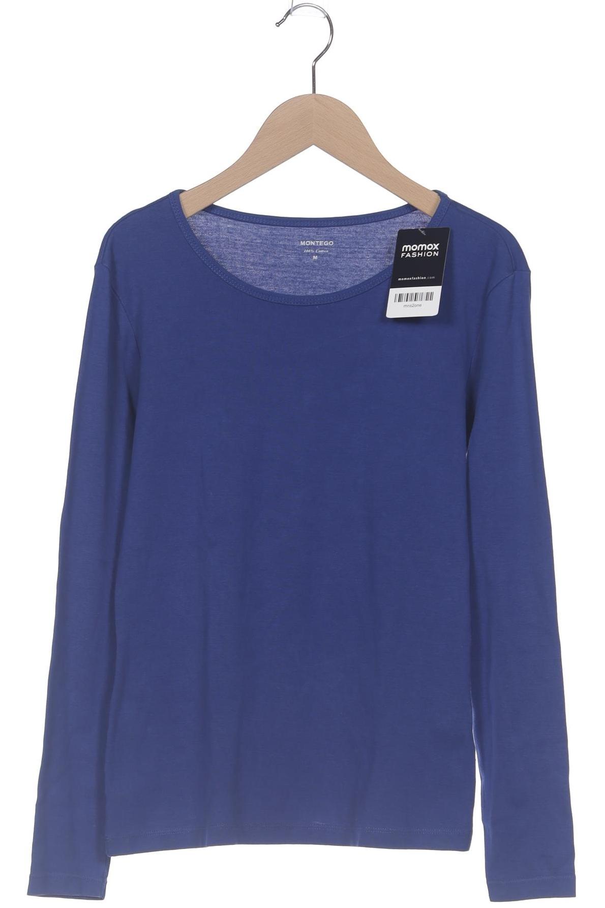 

Montego Damen Langarmshirt, blau, Gr. 38