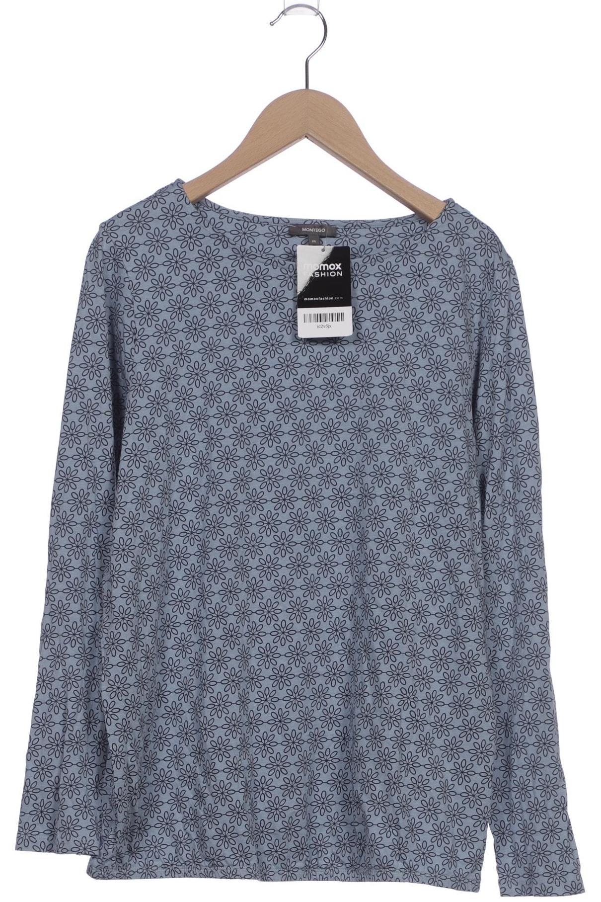 

Montego Damen Langarmshirt, hellblau, Gr. 38