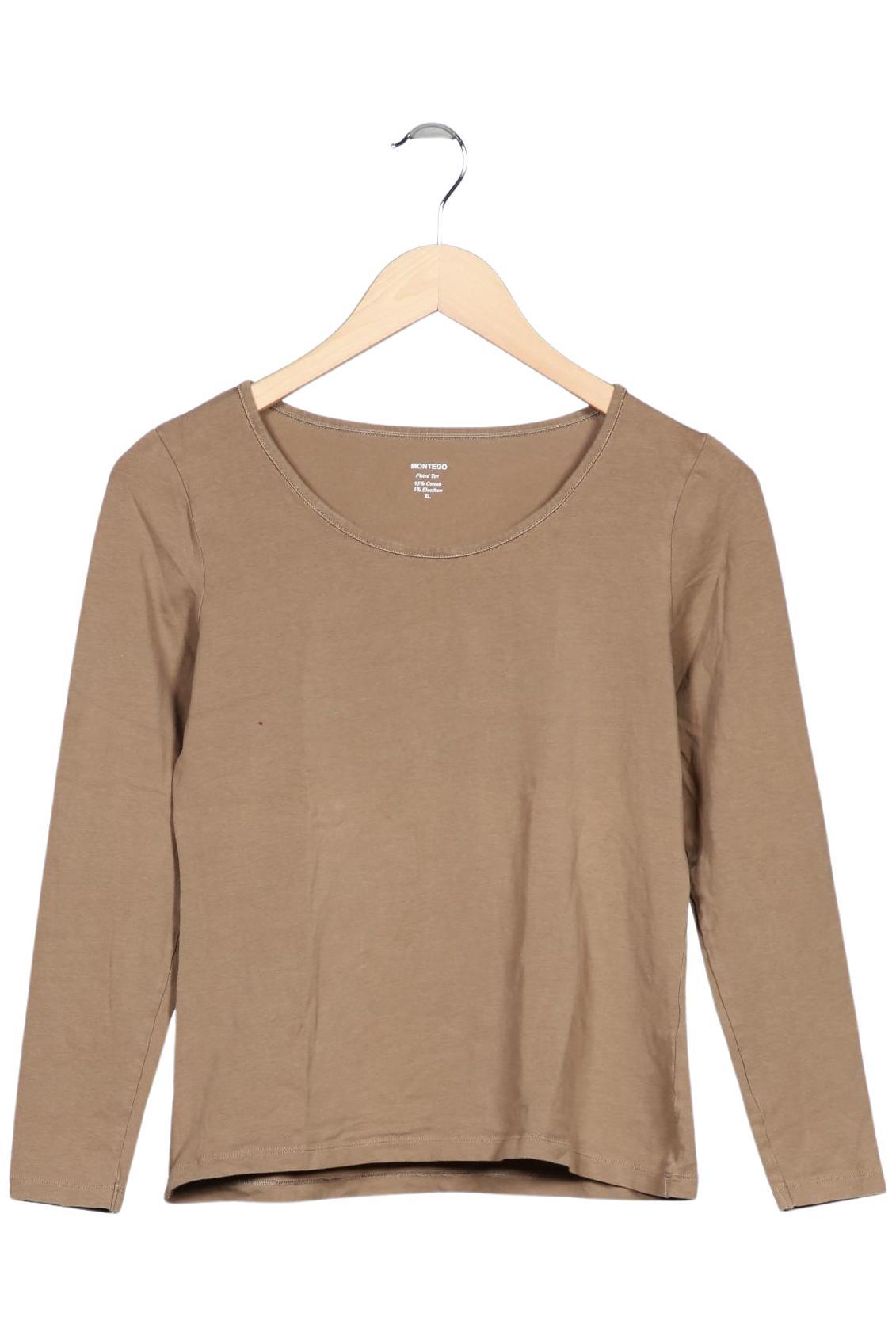 

Montego Damen Langarmshirt, beige, Gr. 44