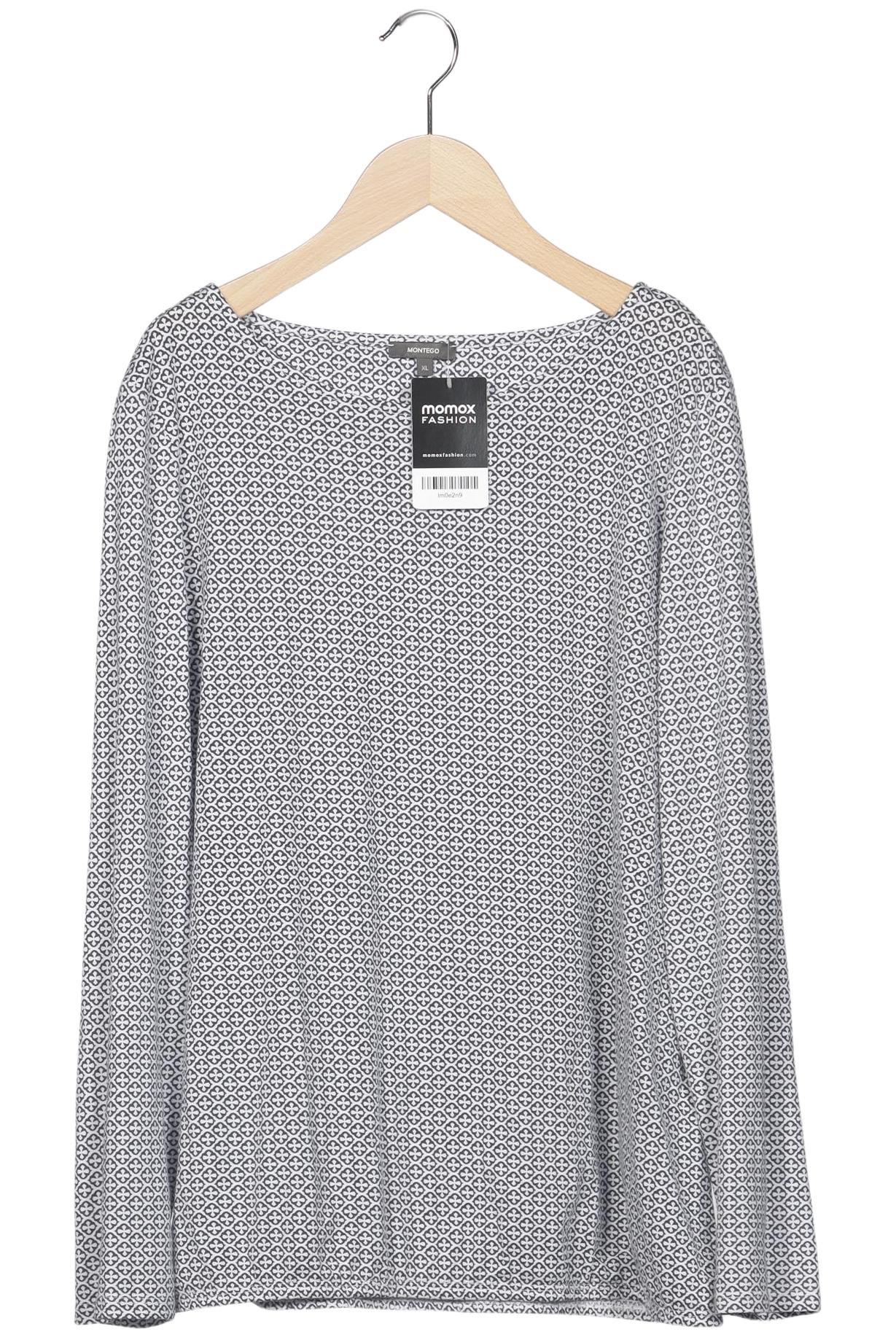 

Montego Damen Langarmshirt, weiß, Gr. 44