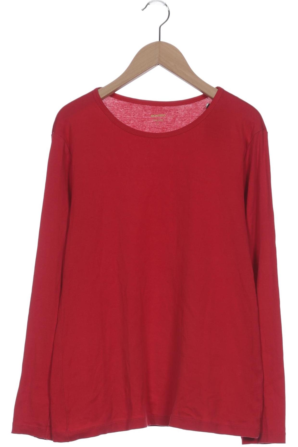 

Montego Damen Langarmshirt, rot, Gr. 42