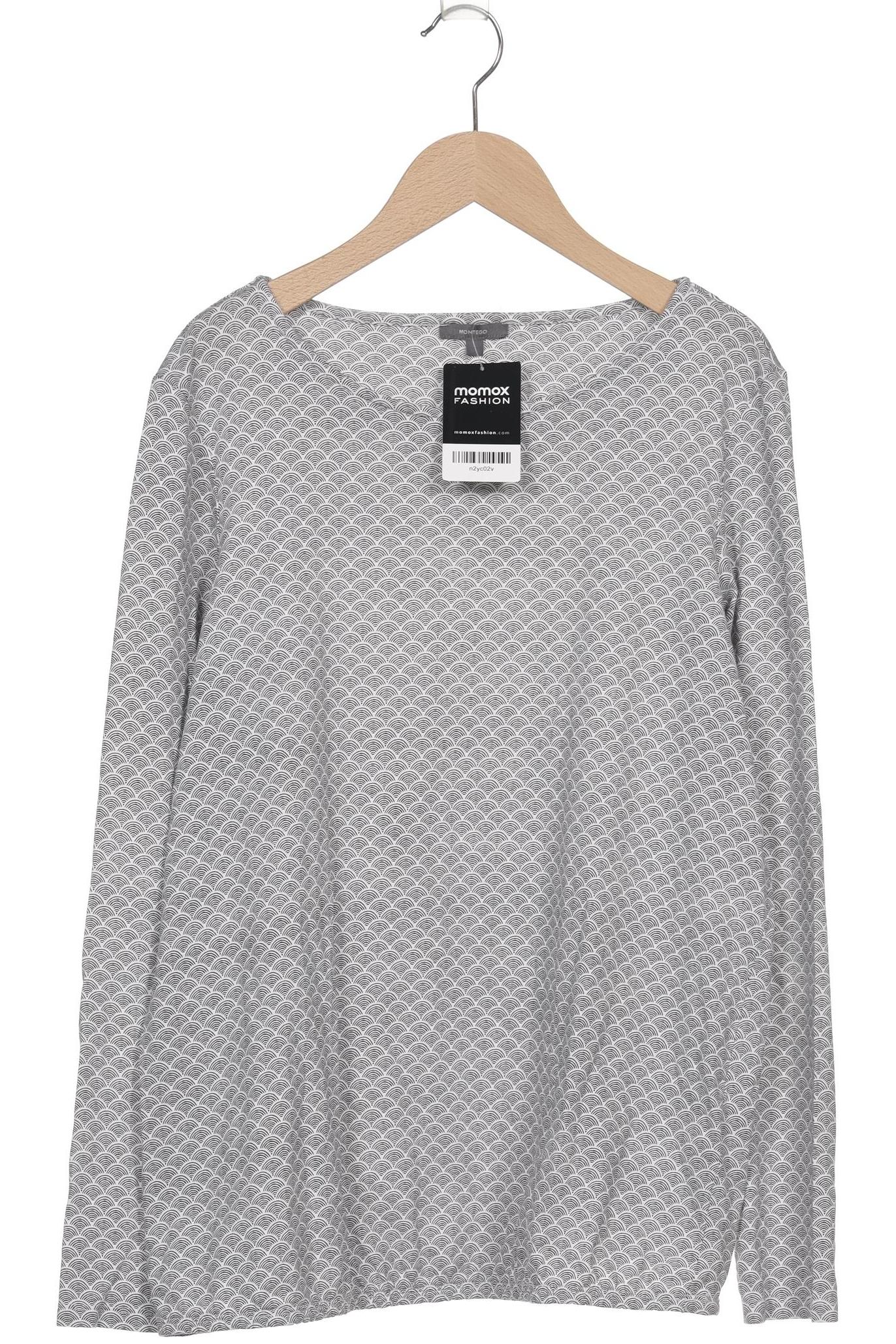 

Montego Damen Langarmshirt, weiß, Gr. 42