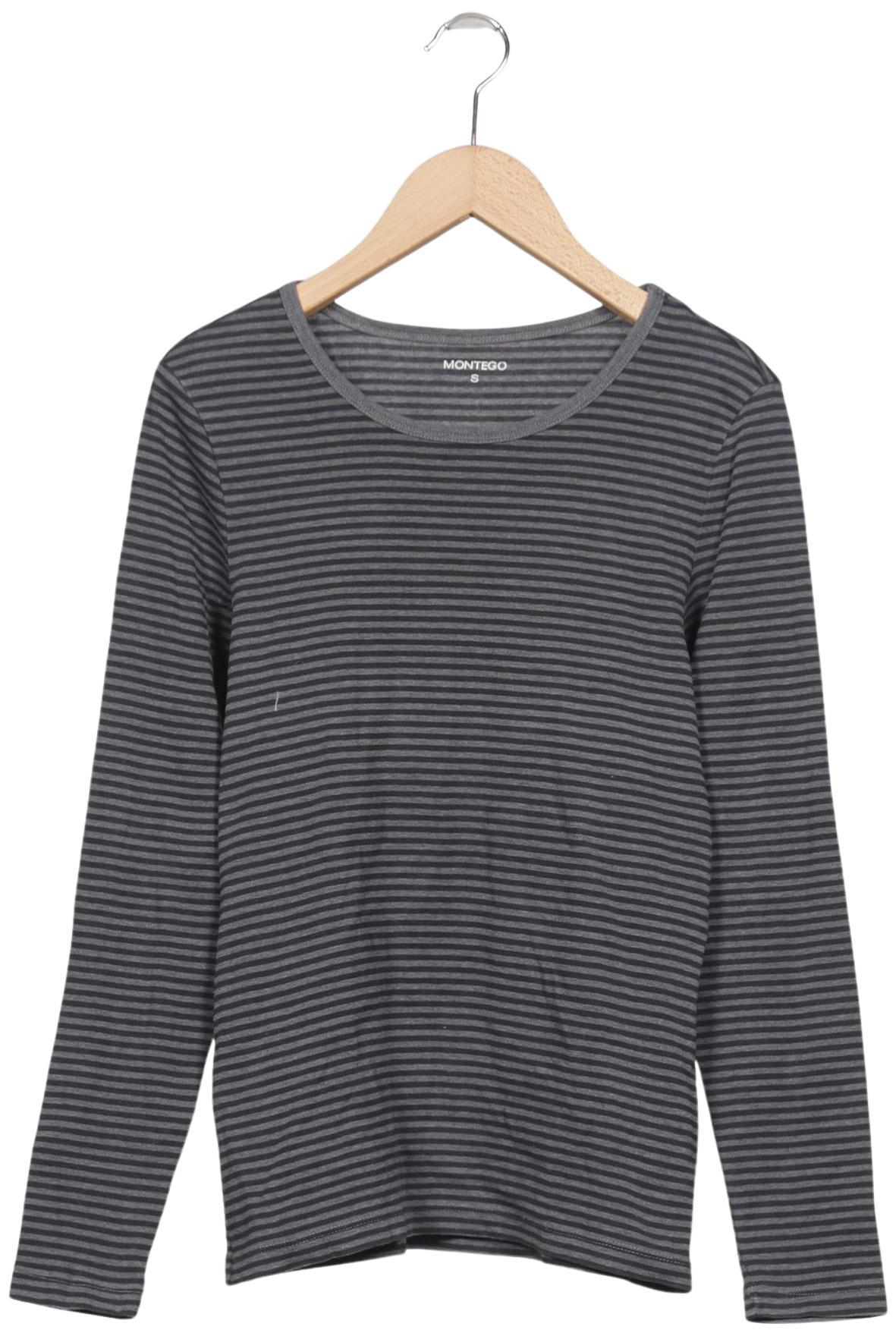 

Montego Damen Langarmshirt, grau, Gr. 36