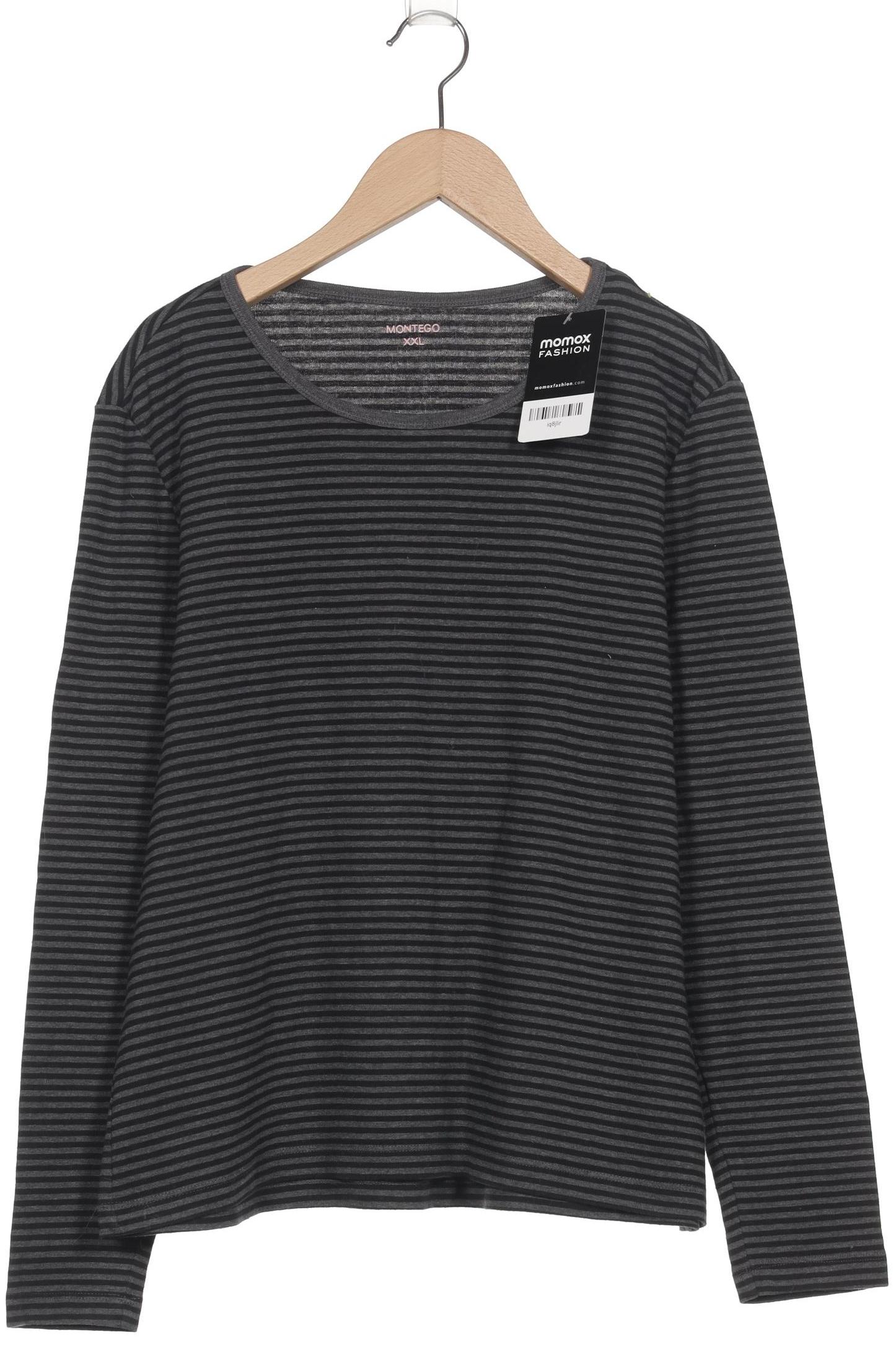 

Montego Damen Langarmshirt, grau, Gr. 46