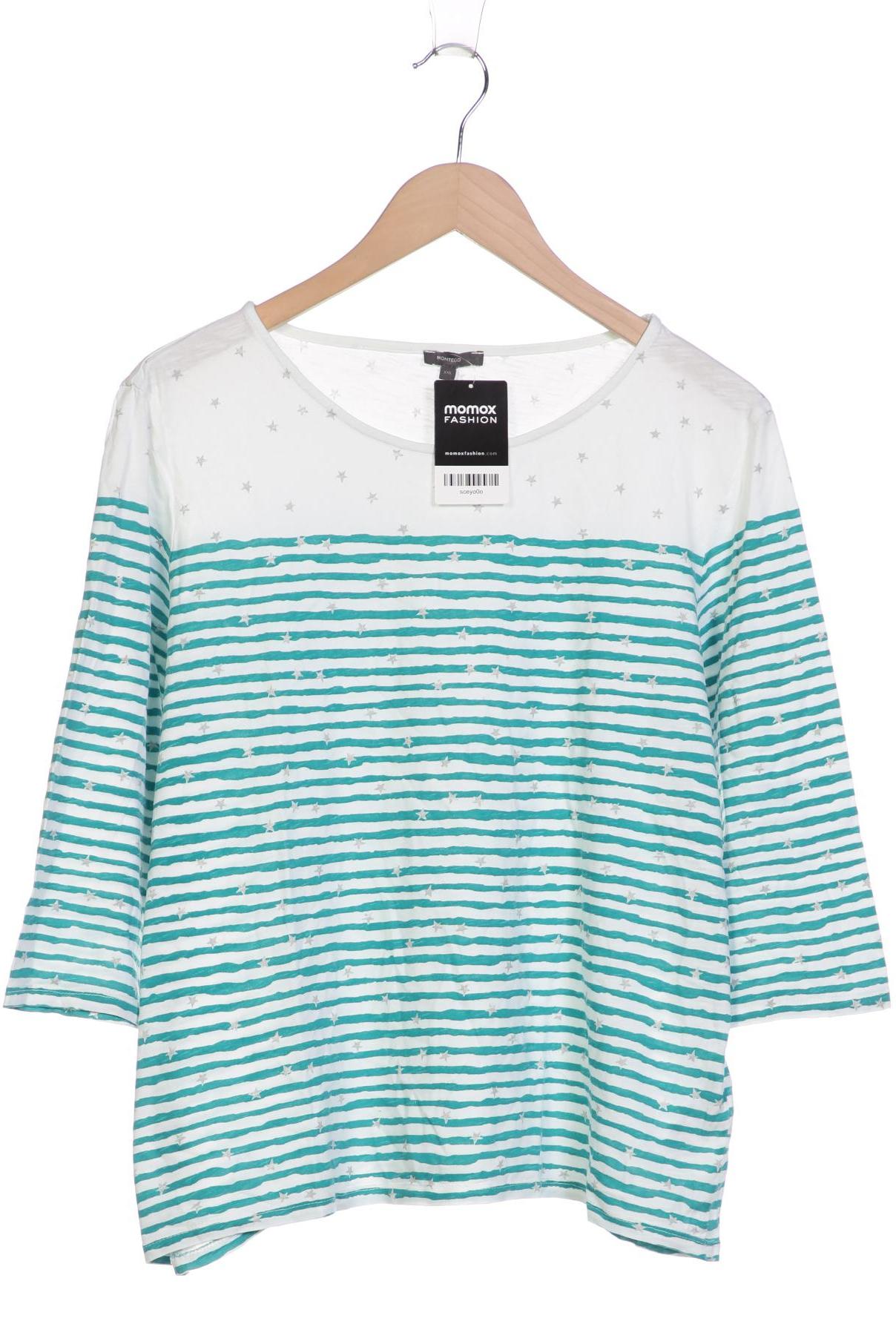 

Montego Damen Langarmshirt, weiß, Gr. 46