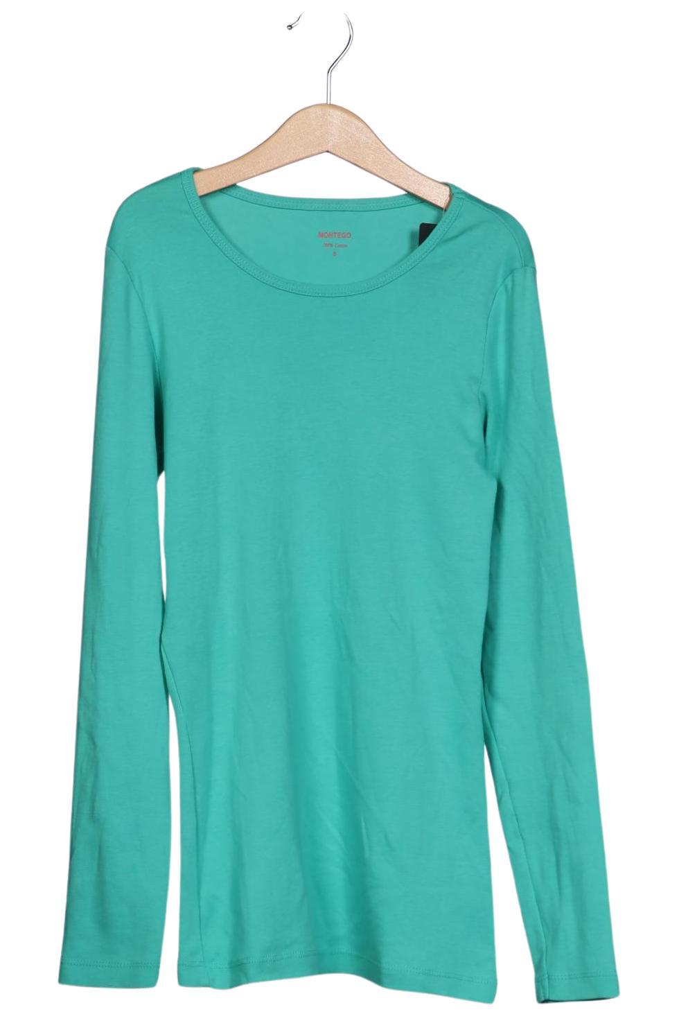 

Montego Damen Langarmshirt, türkis, Gr. 36