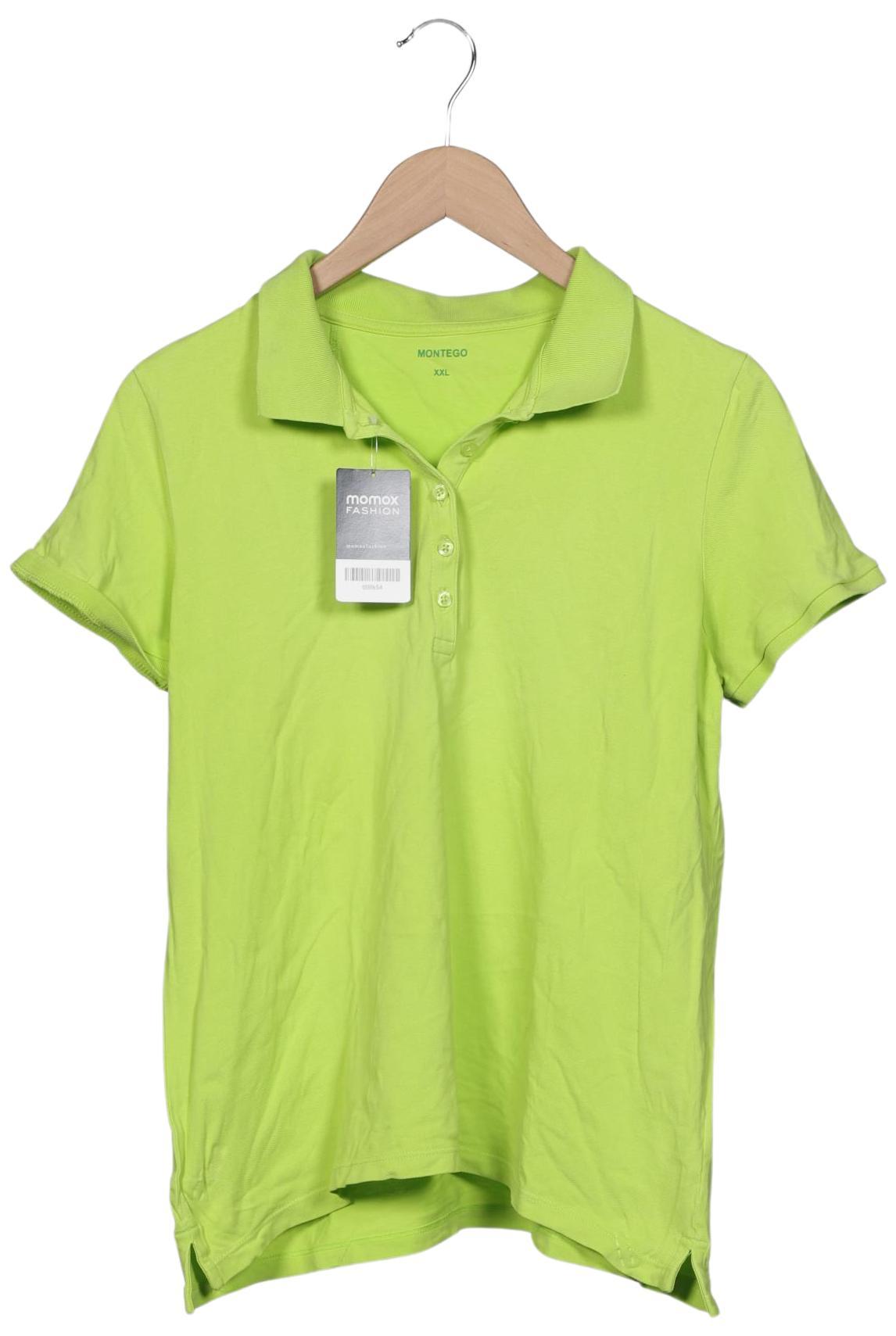 

Montego Damen Poloshirt, grün, Gr. 46
