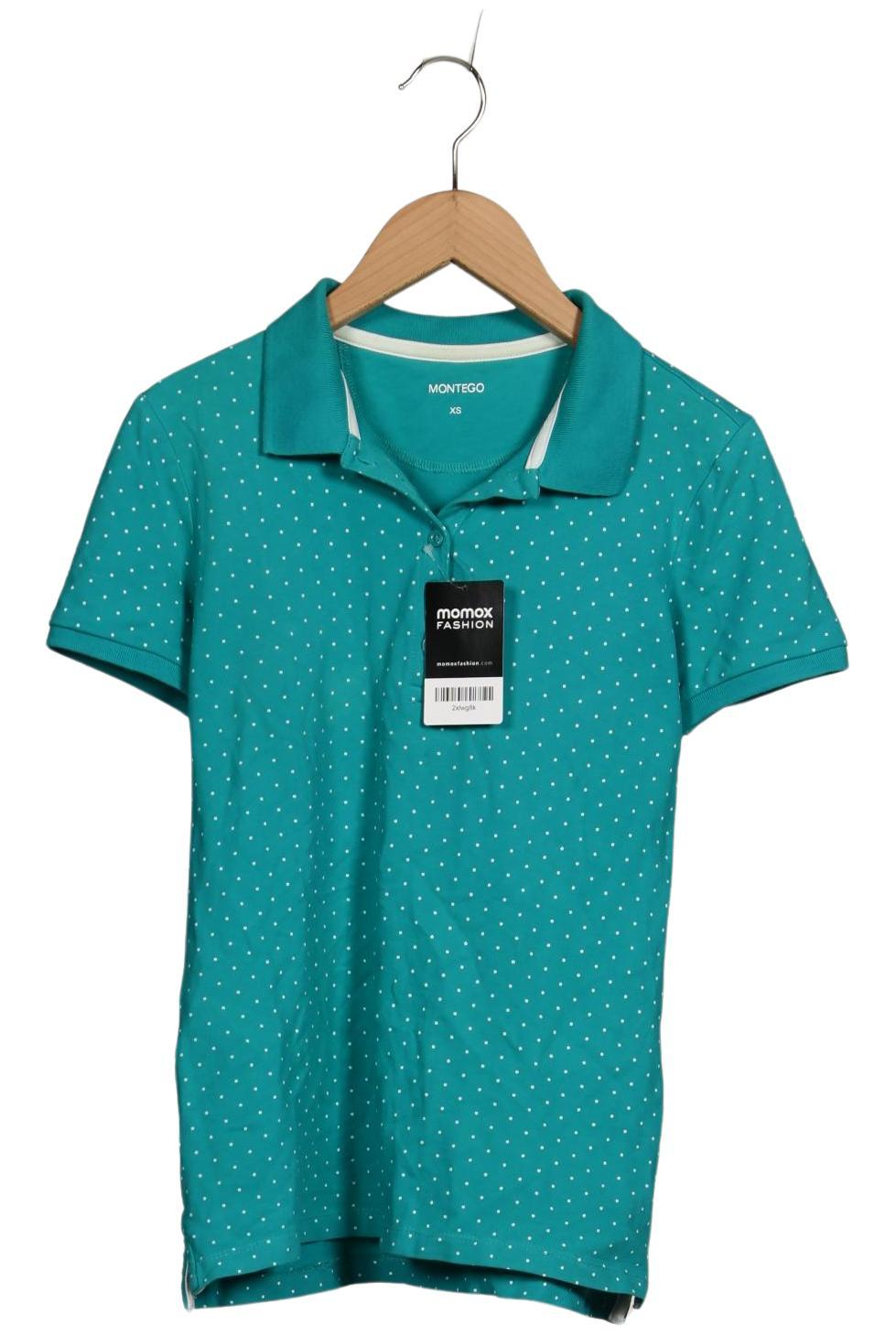 Thumbnail - Montego Damen Poloshirt, türkis, Gr. 34