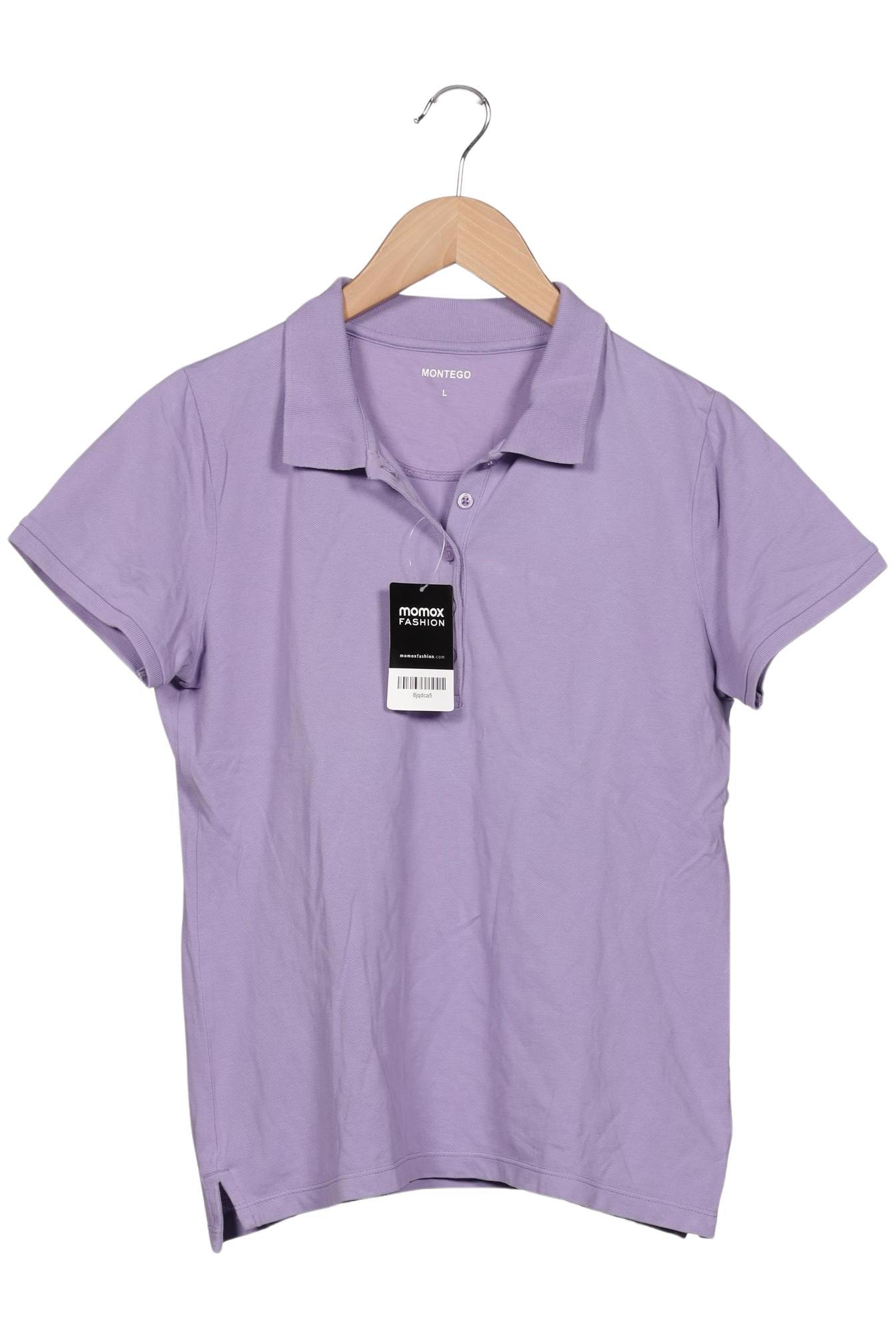 

Montego Damen Poloshirt, flieder, Gr. 42