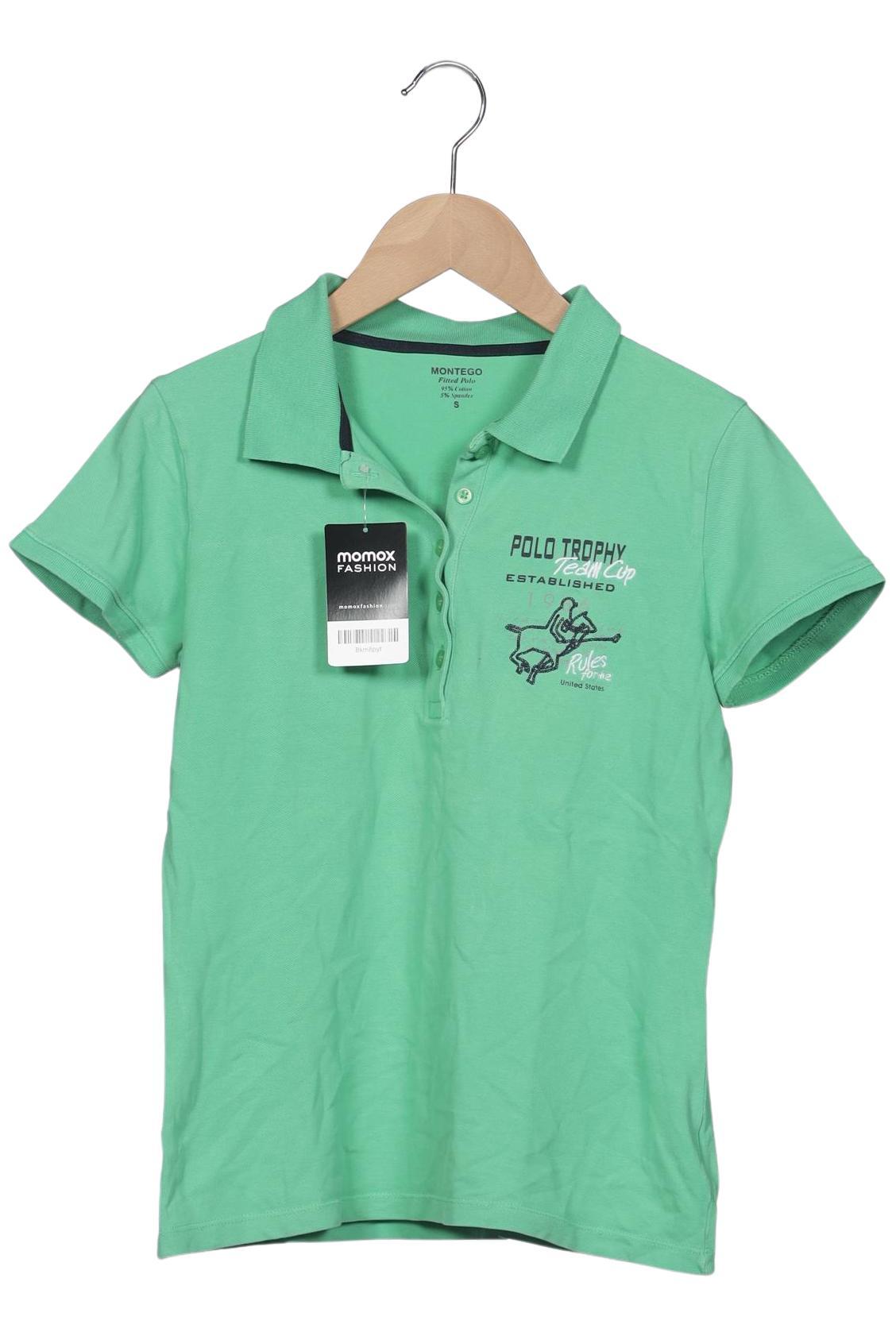 Thumbnail - Montego Damen Poloshirt, grün, Gr. 36