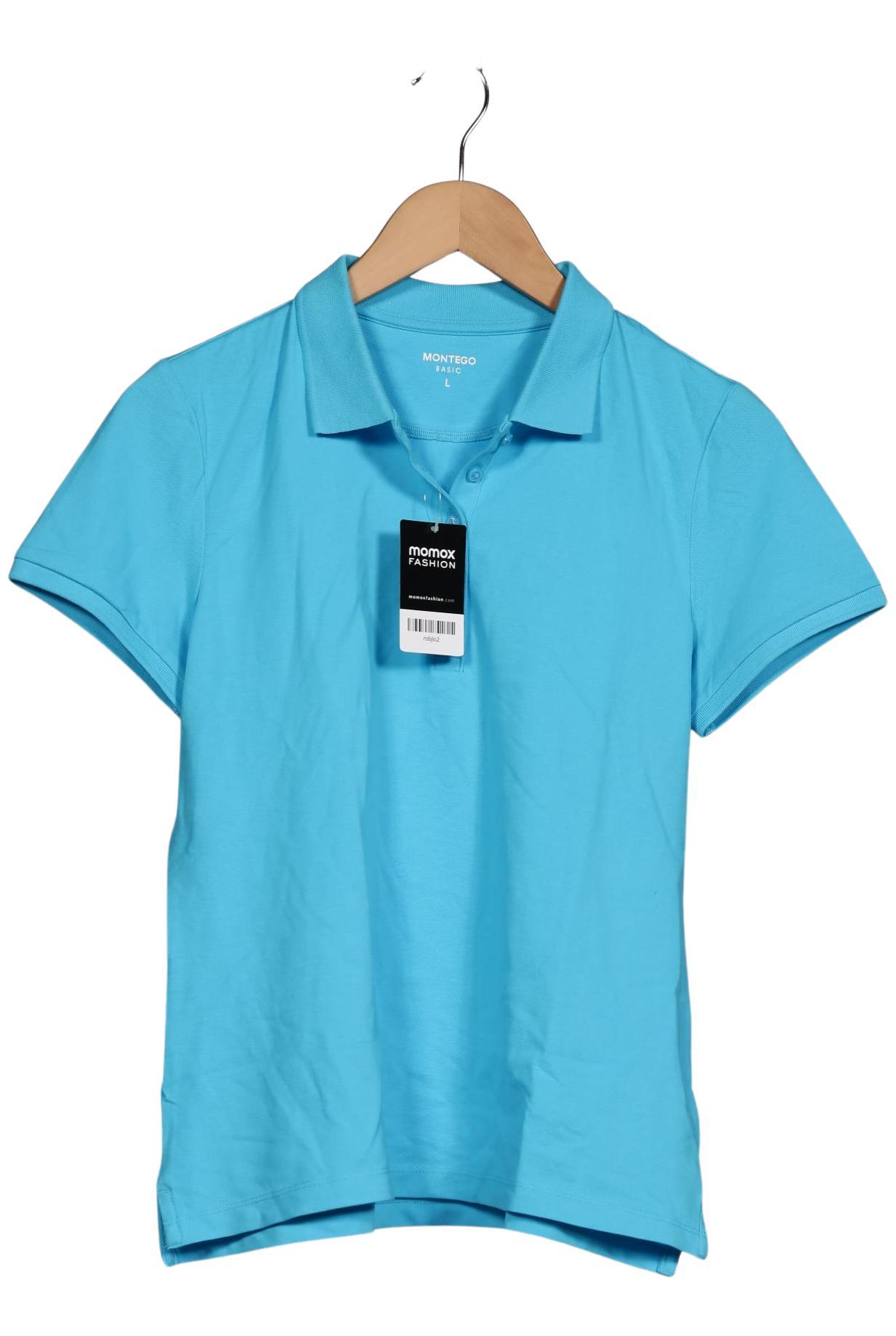 

Montego Damen Poloshirt, blau, Gr. 42