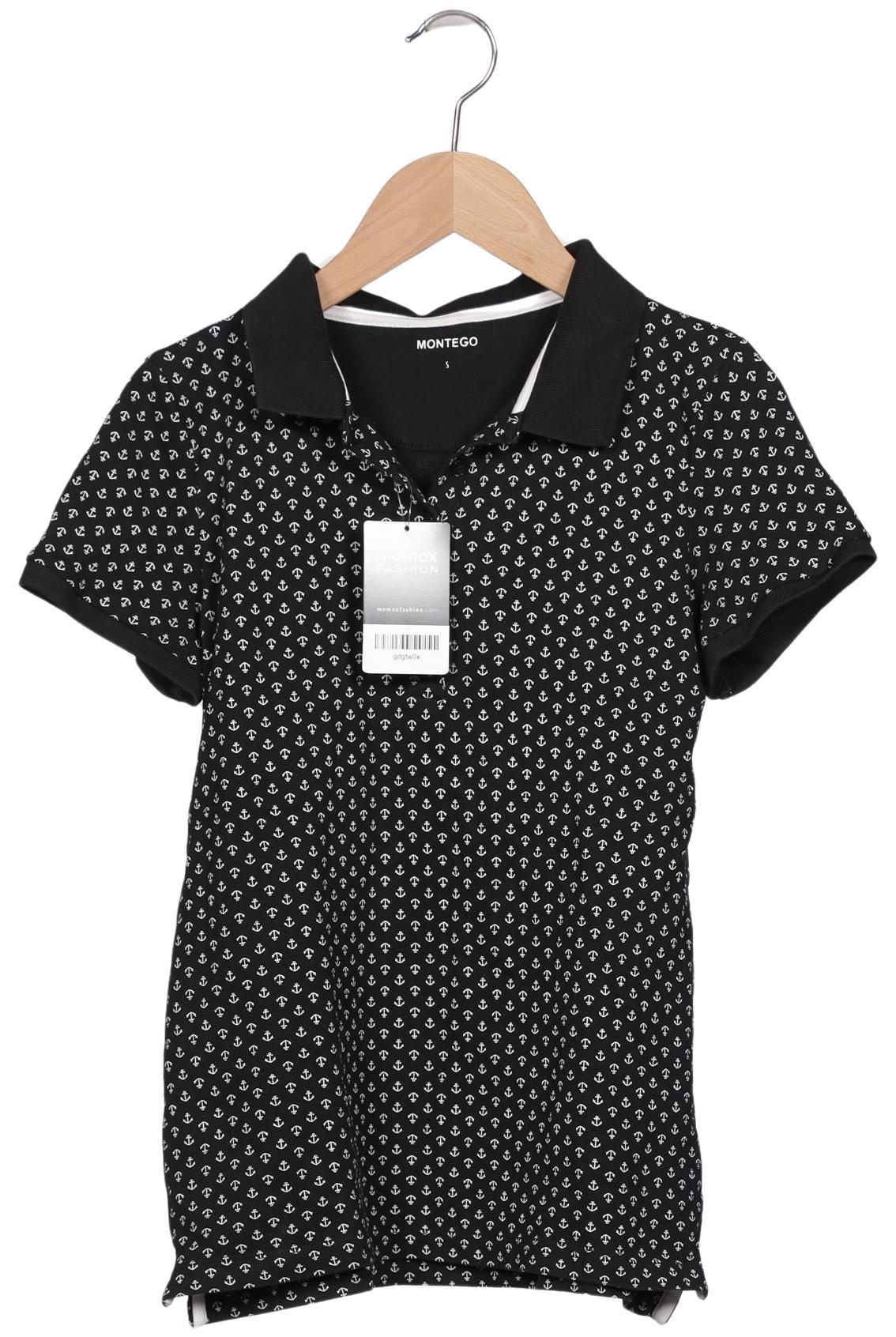 

Montego Damen Poloshirt, schwarz, Gr. 36