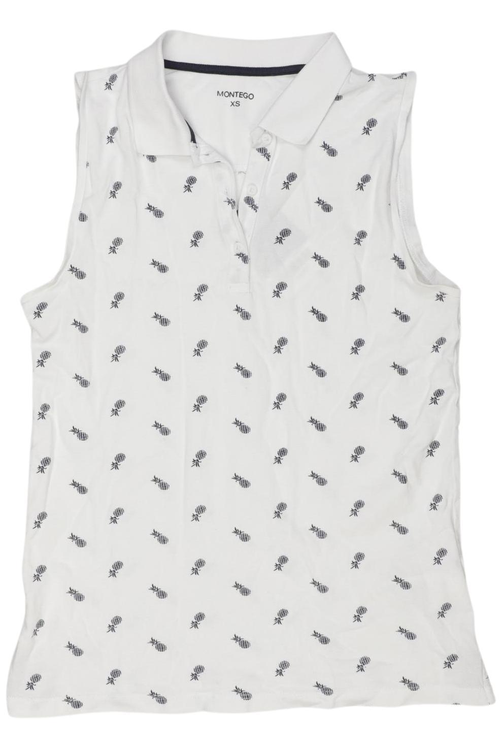 

Montego Damen Poloshirt, weiß, Gr. 34