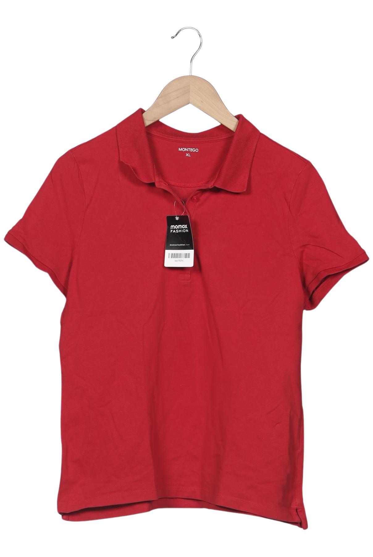 

Montego Damen Poloshirt, rot, Gr. 44