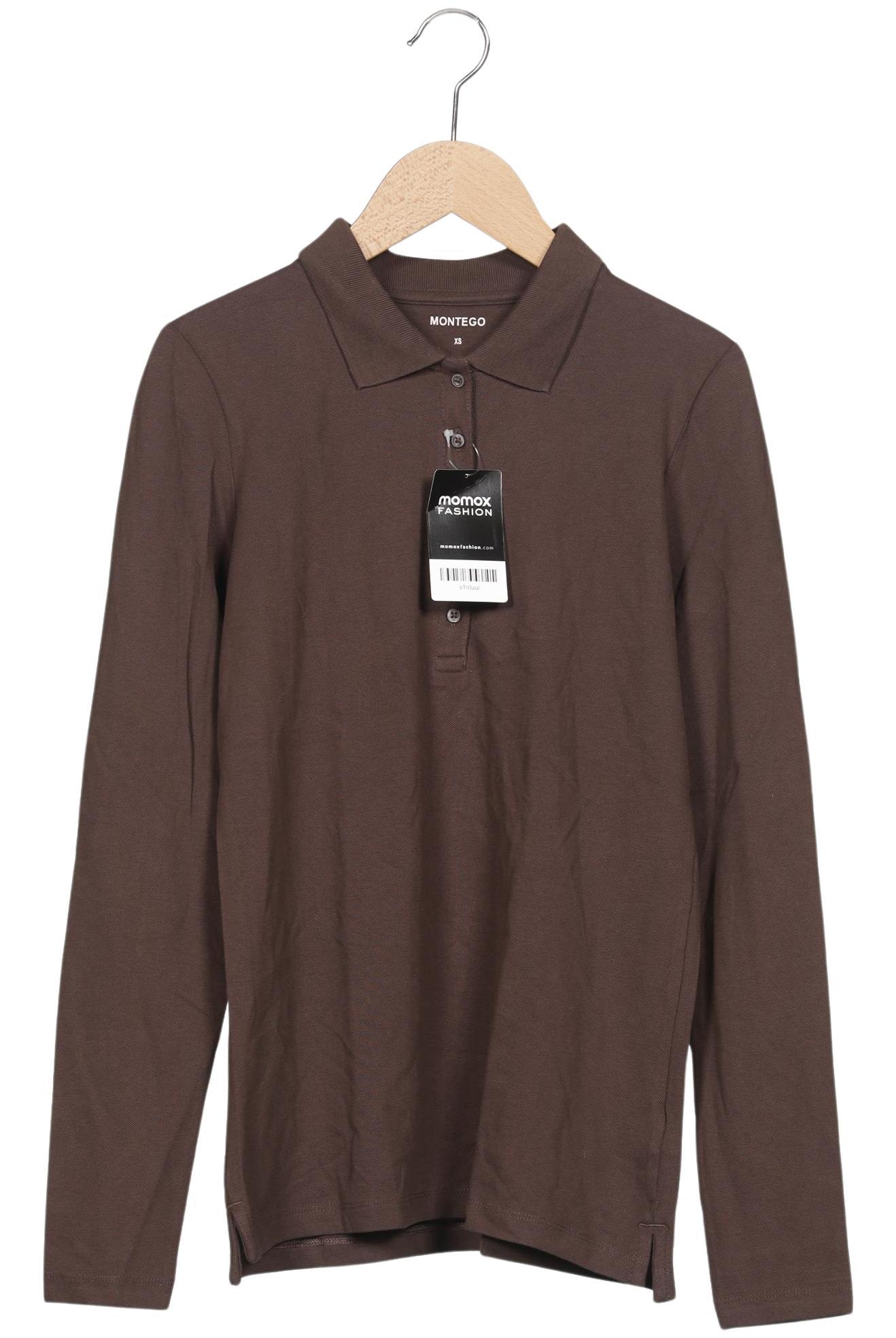 

Montego Damen Poloshirt, braun, Gr. 34
