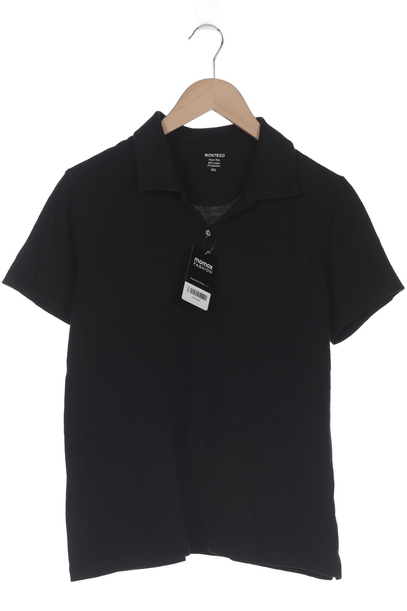

Montego Damen Poloshirt, schwarz, Gr. 46
