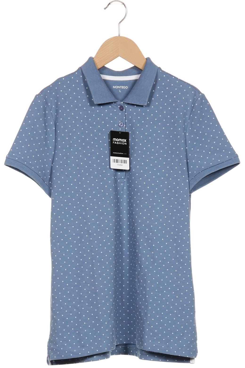 

Montego Damen Poloshirt, blau, Gr. 42