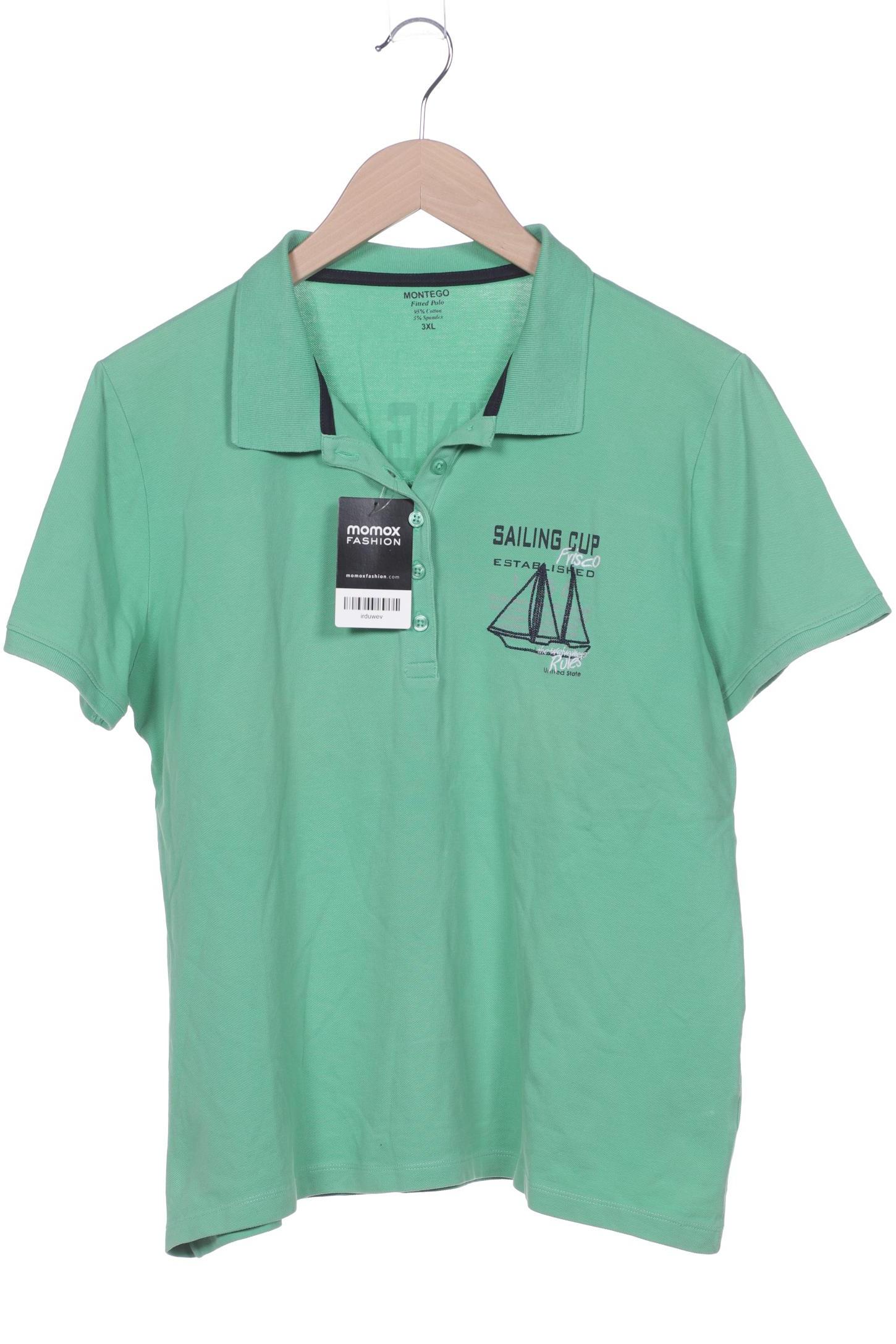 

Montego Damen Poloshirt, grün, Gr. 48