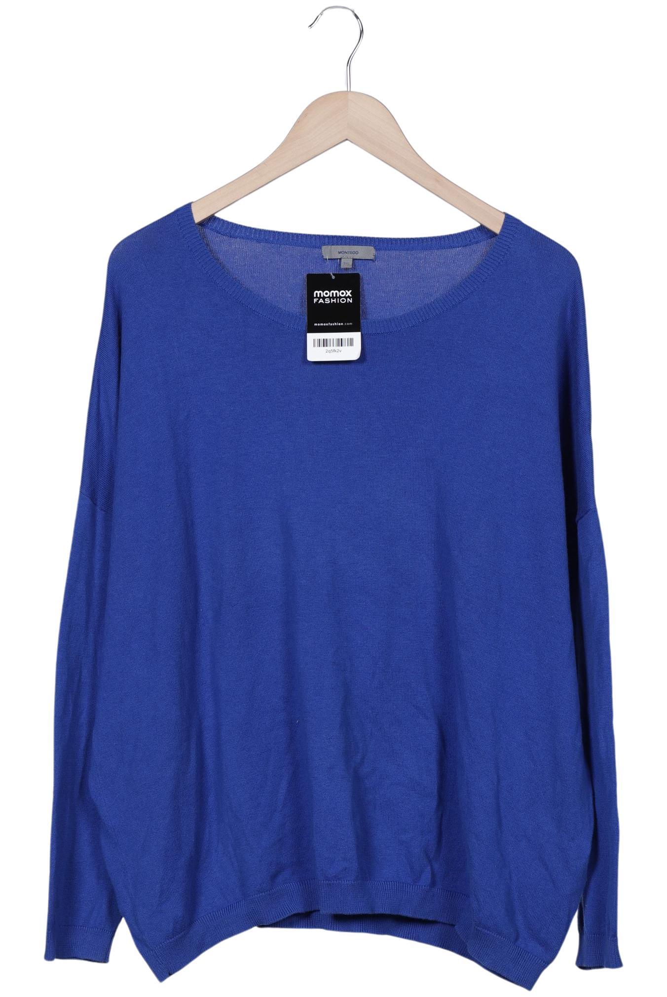 

Montego Damen Pullover, blau, Gr. 48