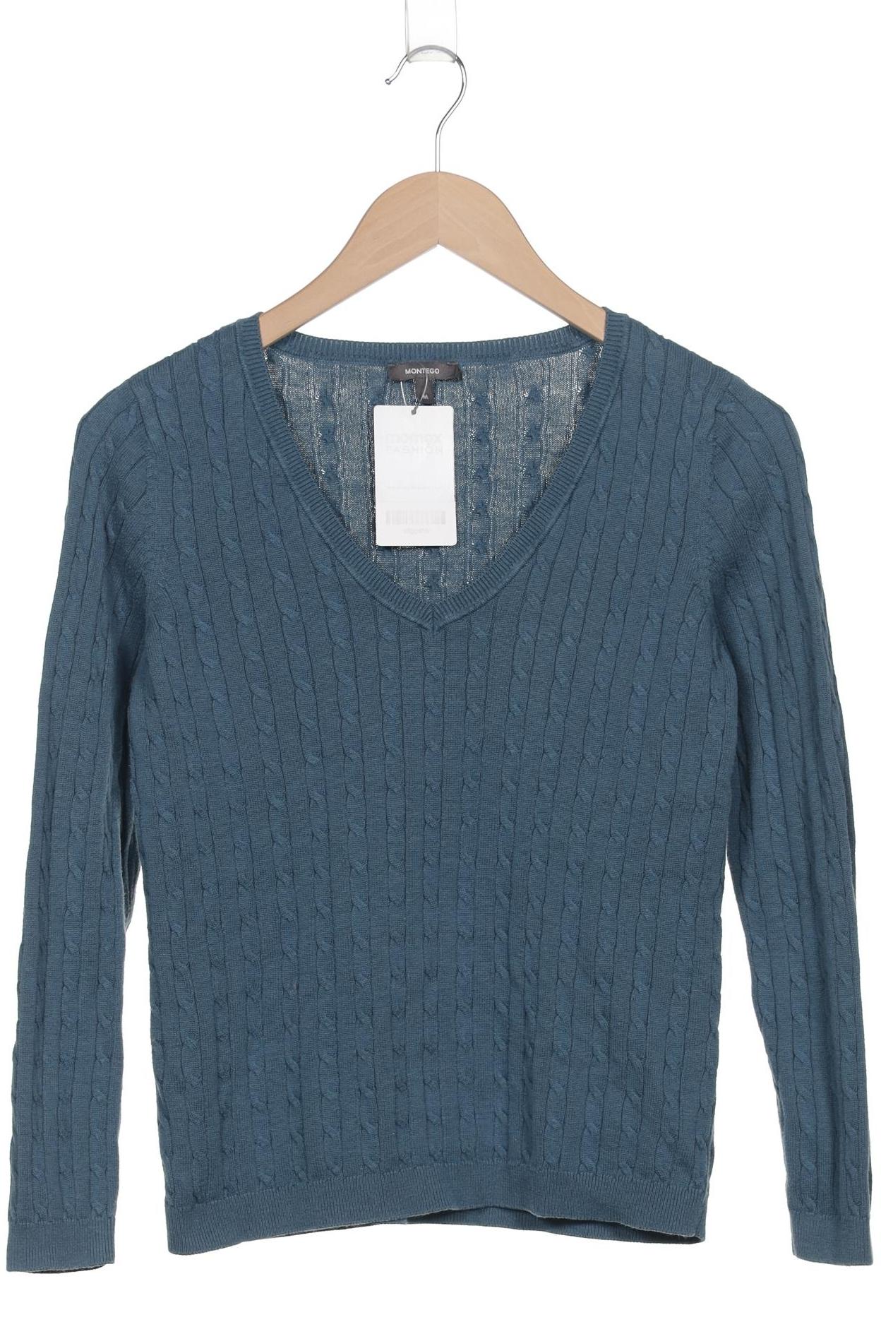 

Montego Damen Pullover, blau, Gr. 38
