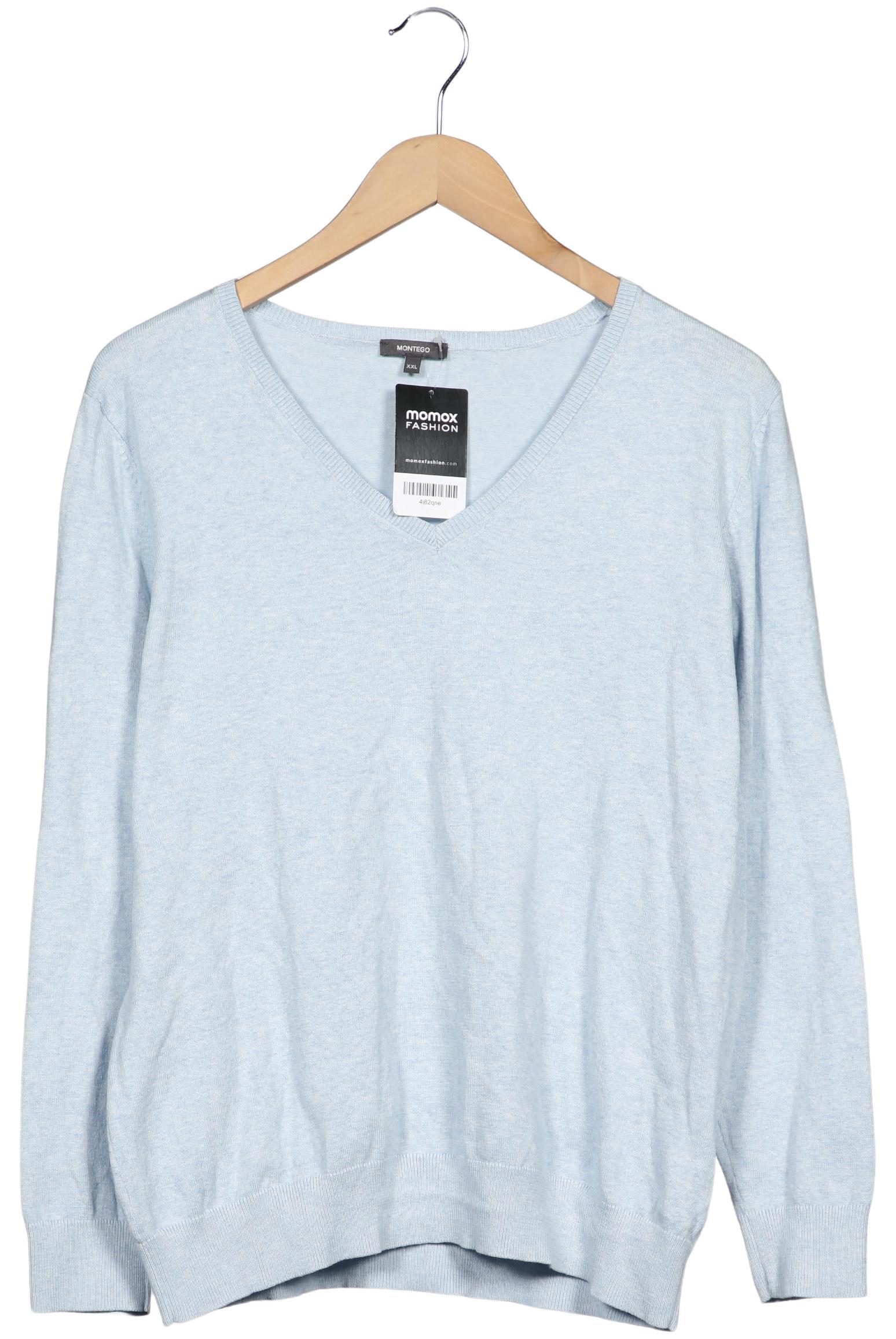 

Montego Damen Pullover, hellblau, Gr. 46