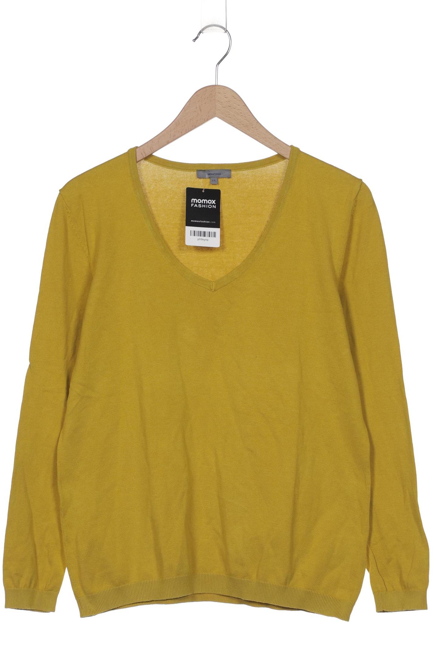 

Montego Damen Pullover, gelb, Gr. 46