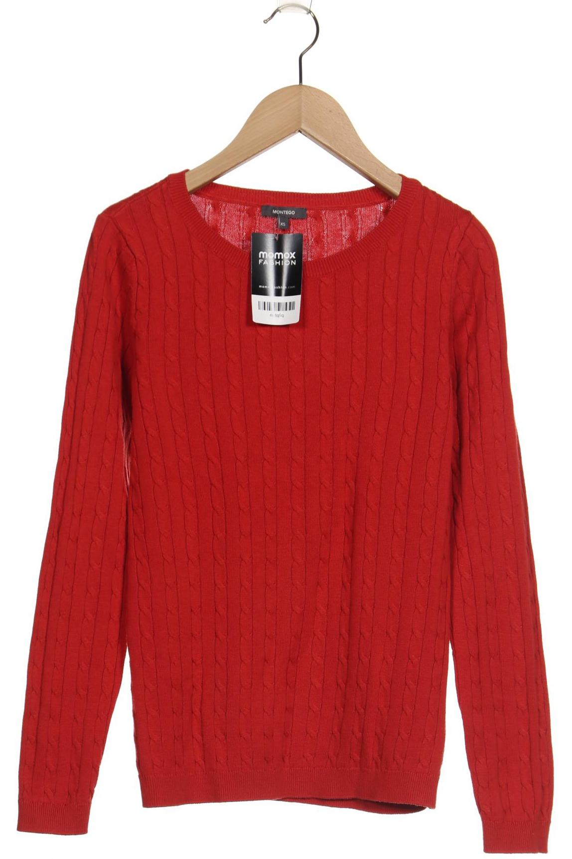

Montego Damen Pullover, rot, Gr. 34