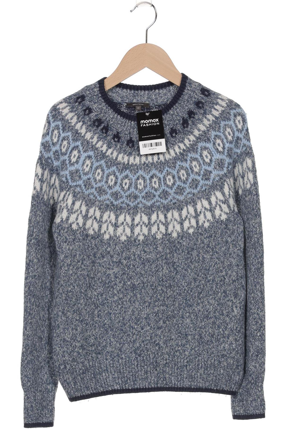 

Montego Damen Pullover, blau, Gr. 34